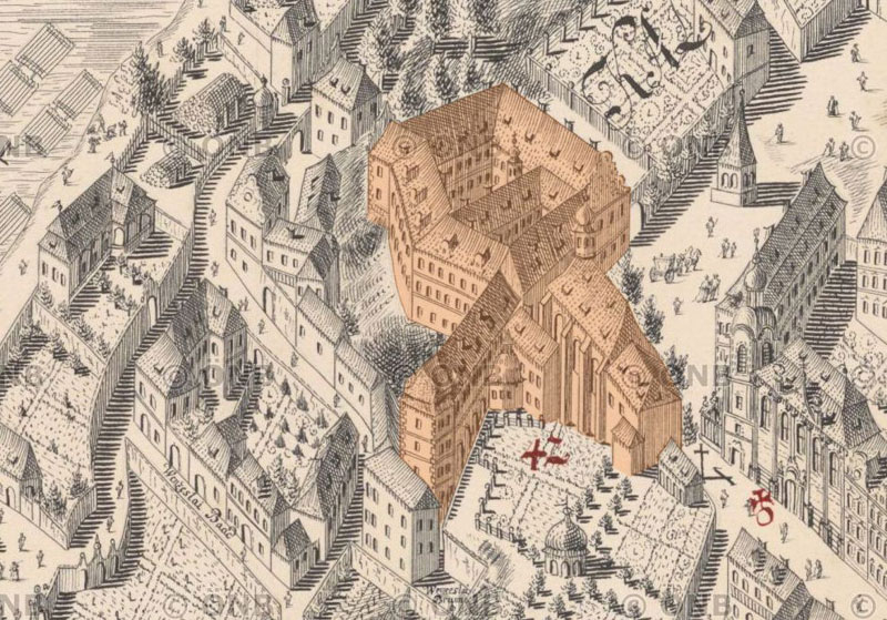 Bývalý hrad a augustiniánský klášter