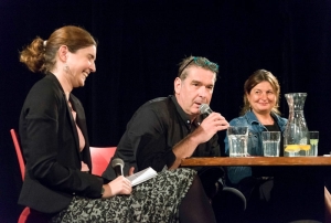 Knihu pokřtila spisovatelka Radka Denemarková