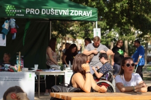 Fokus Praha na oslavě 30 let komunitních služeb, Střelecký ostrov, září 2020