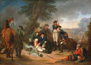 Smrt pruského polního maršála von Schwerina v bitvě u Prahy 6. 5. 1757