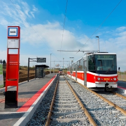 Pražský venkov s tramvajemi