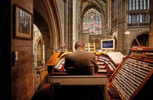 Katedrální varhaník Josef Kšica a Melzerovy varhany