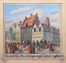 Karolinum za vlády Vladislava Jagellonského,  historická rekonstrukce, 1952