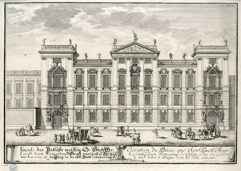 Clam­‑Gallasův palác, archiv Muzea města Prahy