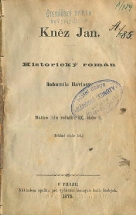 Kněz Jan, román o Janu Želivském, 1875