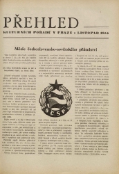 Přehled kulturních pořadů v Praze listopad 1955