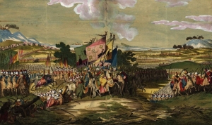 Osmanská armáda na obrazu  Lucase Hochenleittera, 1788