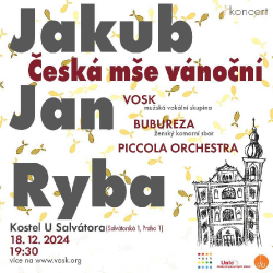 Vánoční koncert s Českou mší vánoční J. J. Ryby