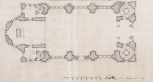 Půdorys luteránského kostela