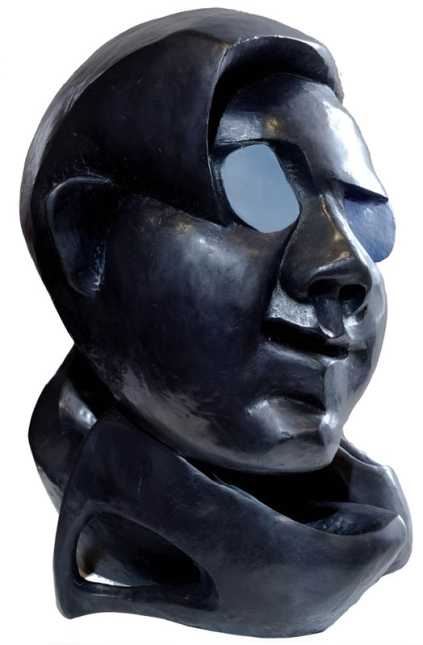 Vladimír Preclík, Jaroslav Ježek, 1959, malovaný bronz