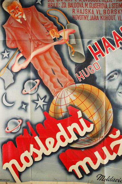 Plakát k českému filmu Poslední muž, 1934