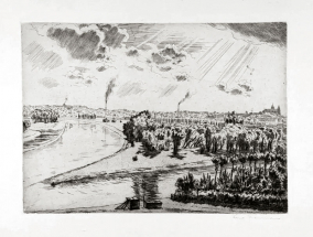 Arno Nauman, Pohled z Podbaby v Praze