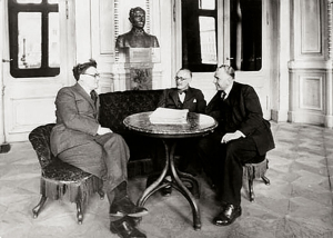 Milan Sachs, Otakar Ostrčil a Václav Jiřikovský