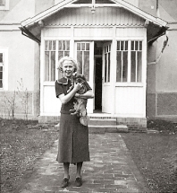 Olga Scheinpflugová na Strži v létě 1936
