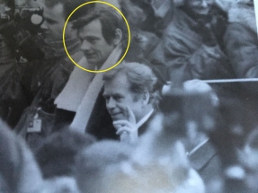 František Kollman a Václav Havel, foto CNN